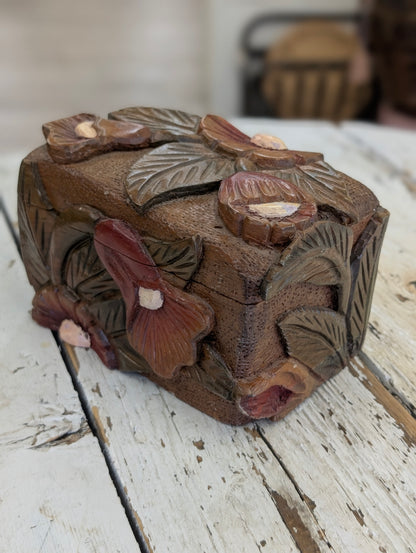 Wooden flower box