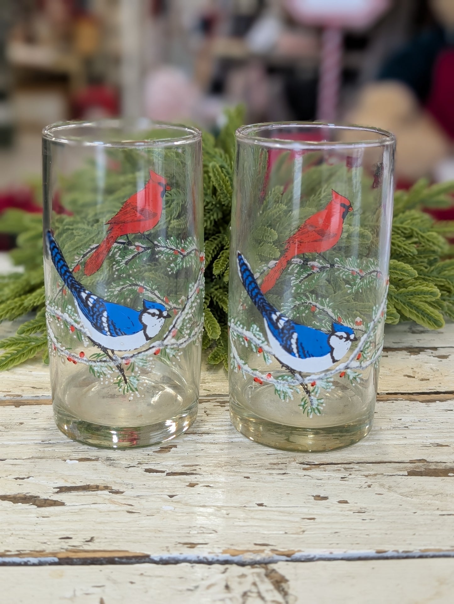 Libby st. Clair Tiffany collection glasses set of 2