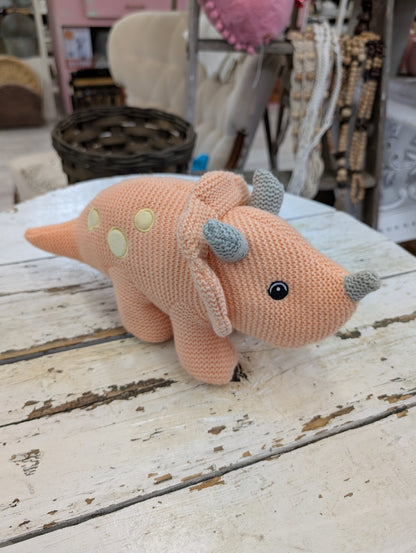 Stuffed Dino Rattle