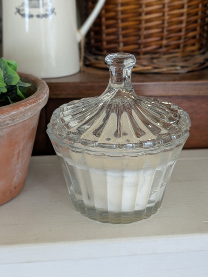 Soy candle in glass container - exhale