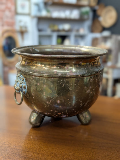 Brass pot