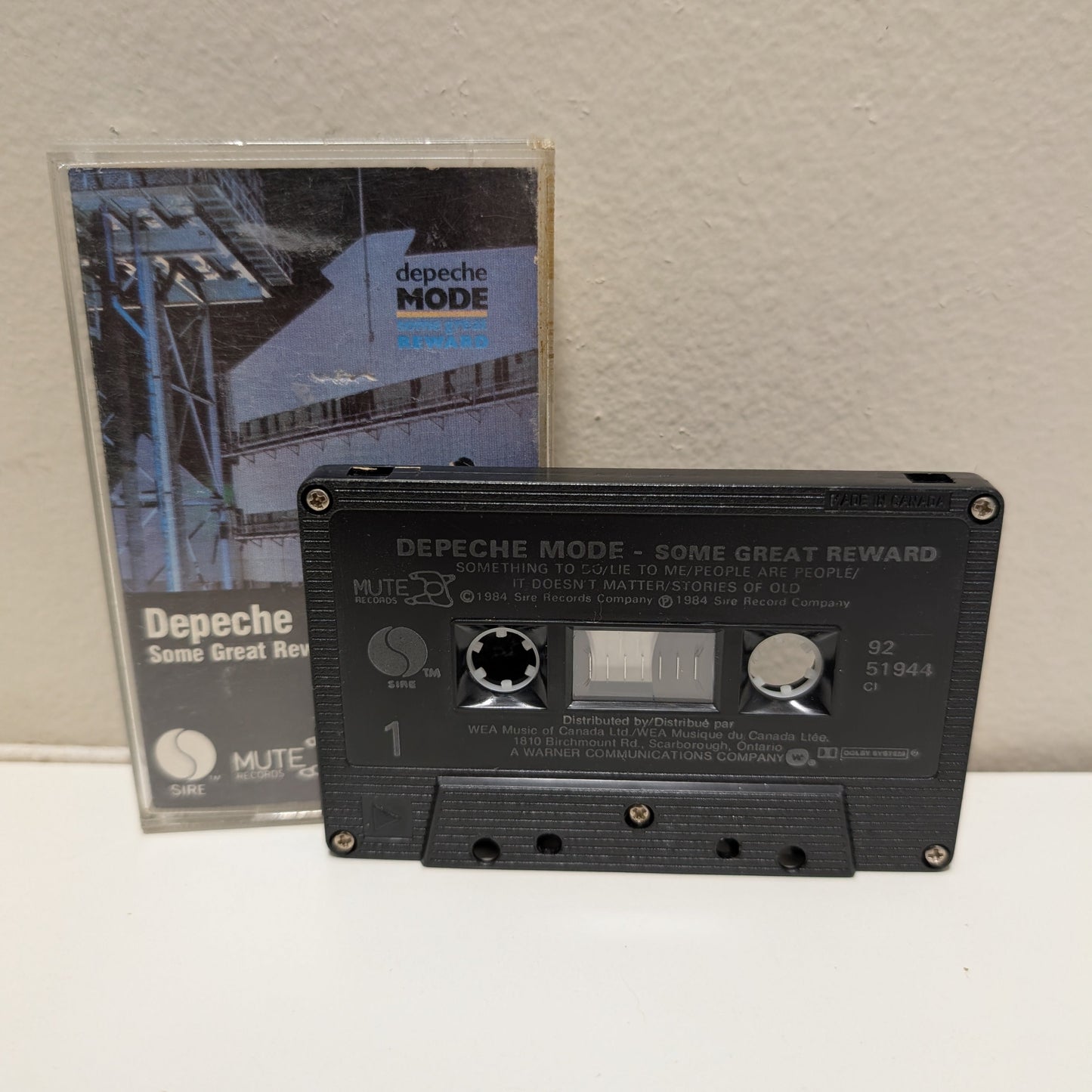 Depeche Mode - Some Great Reward Cassette