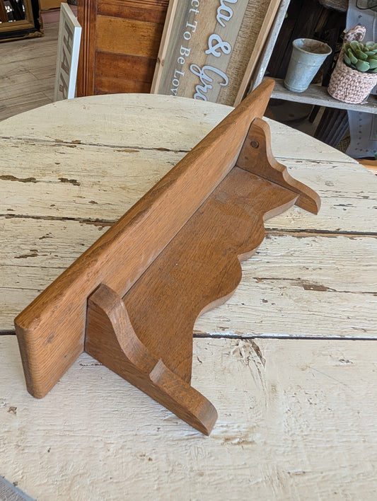 Small oak shelf