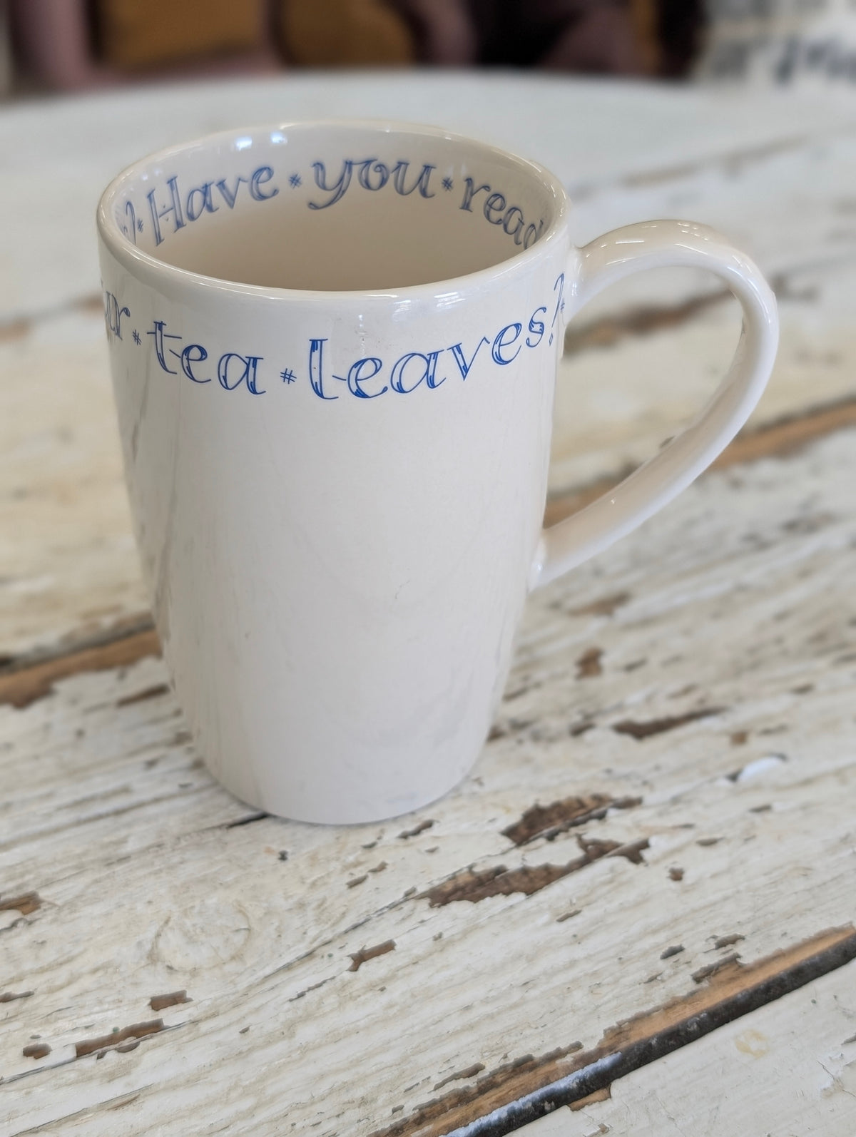 Tea leaves mug