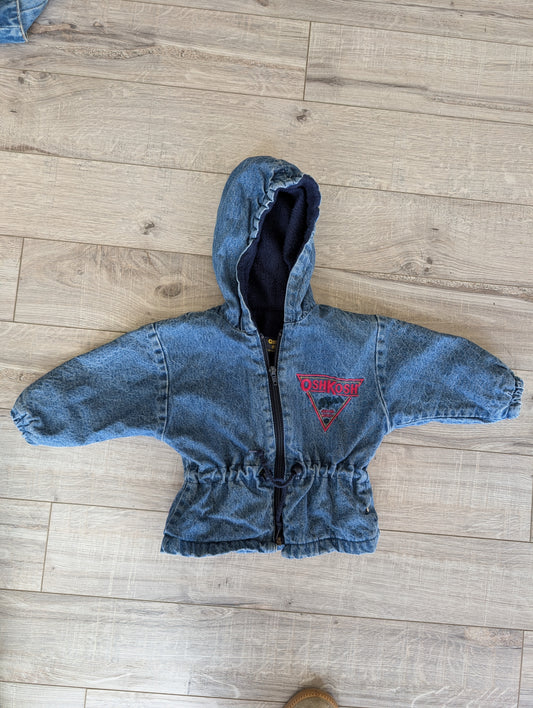 Vintage Oshkosh Jean zip up jacket