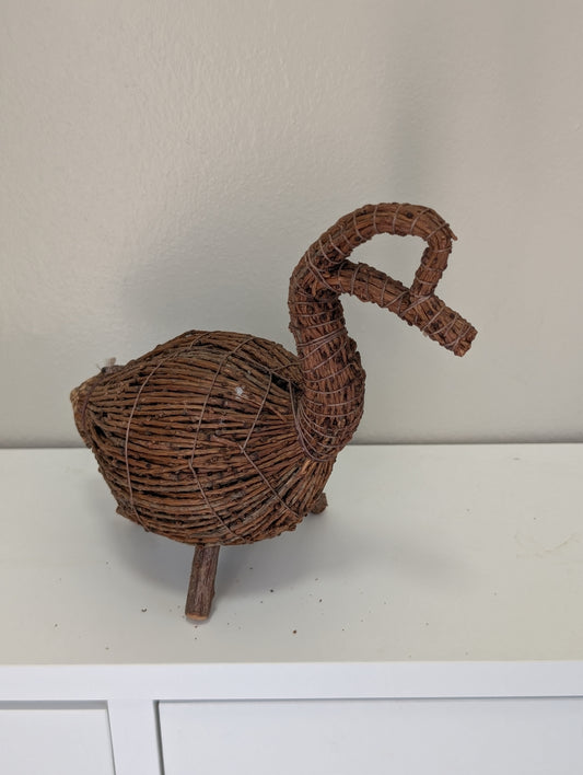 Vintage small tamarack twig bird