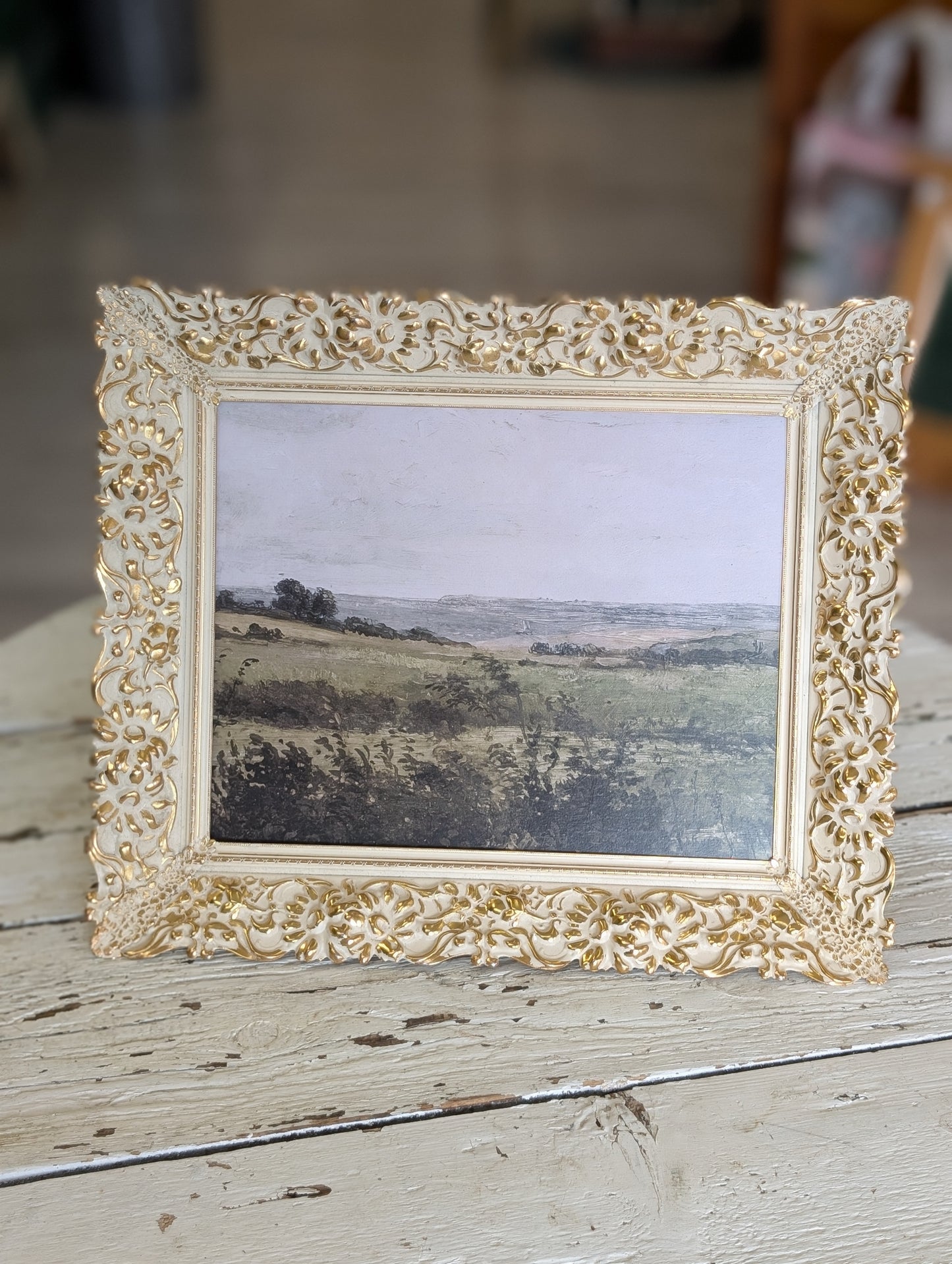 Metal framed print