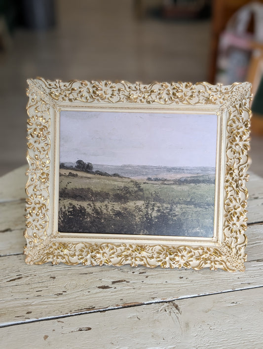 Metal framed print