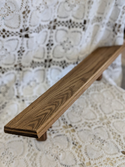 Wooden shelf