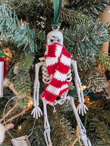 Cozy Skeleton ornament