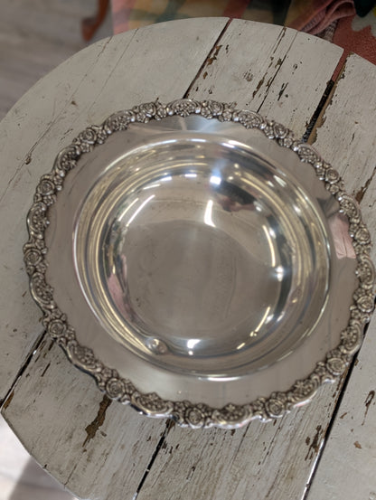 Silver plated bowl