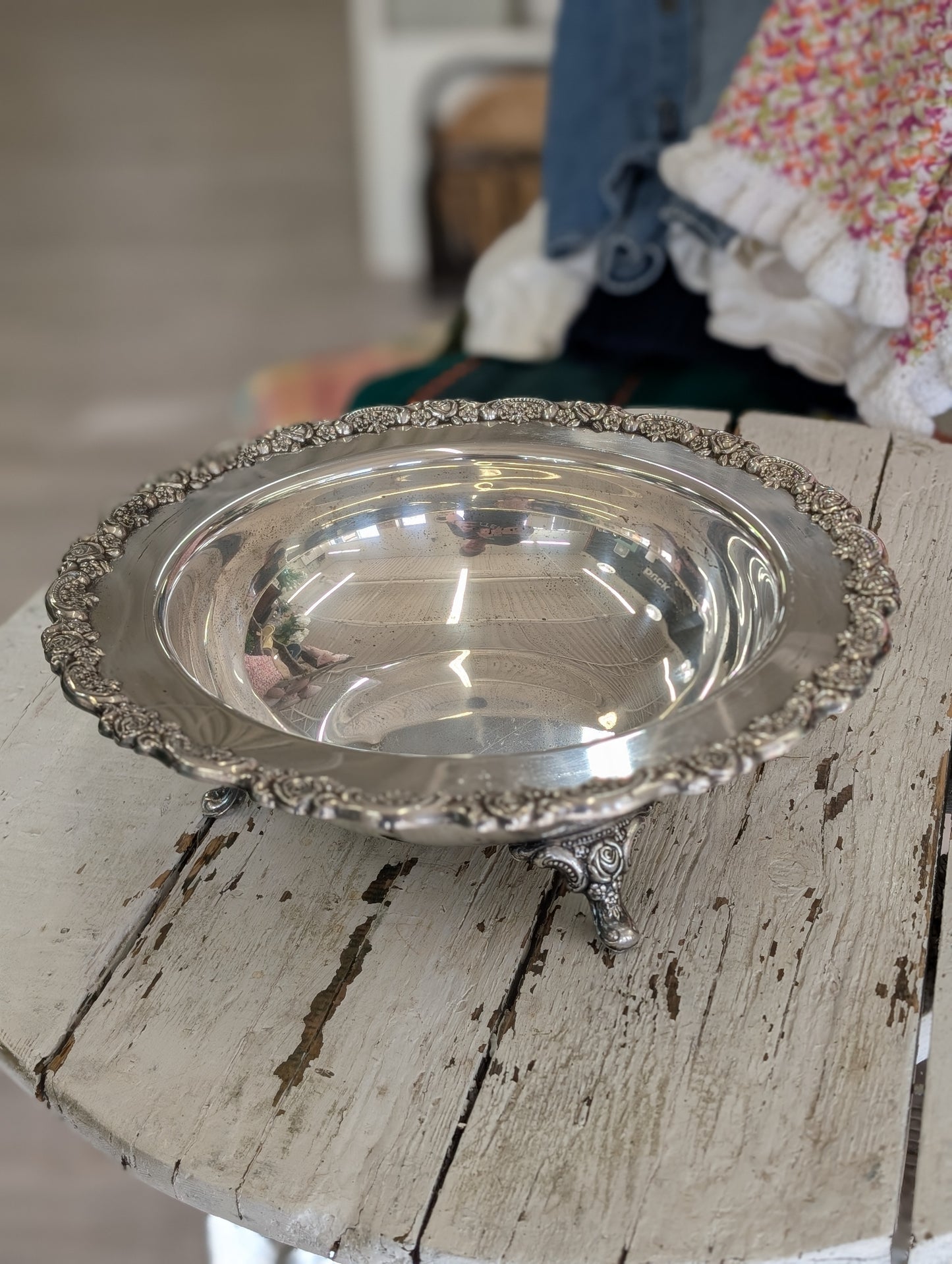 Silver plated bowl