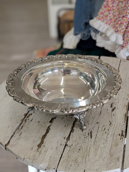 Silver plated bowl