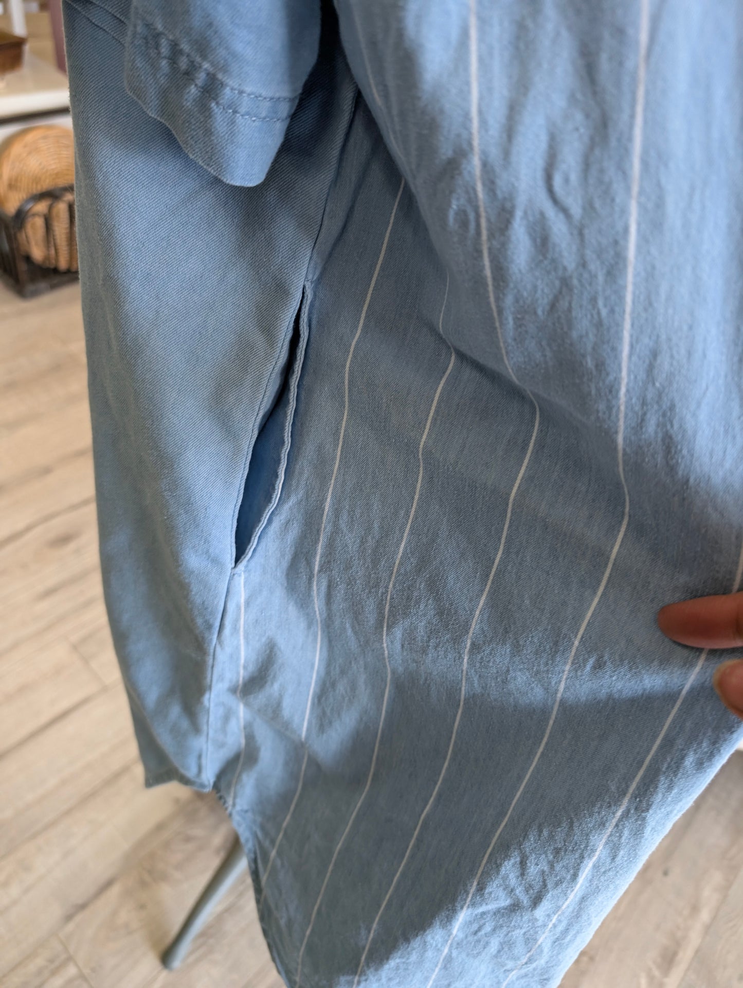 Jean dress large