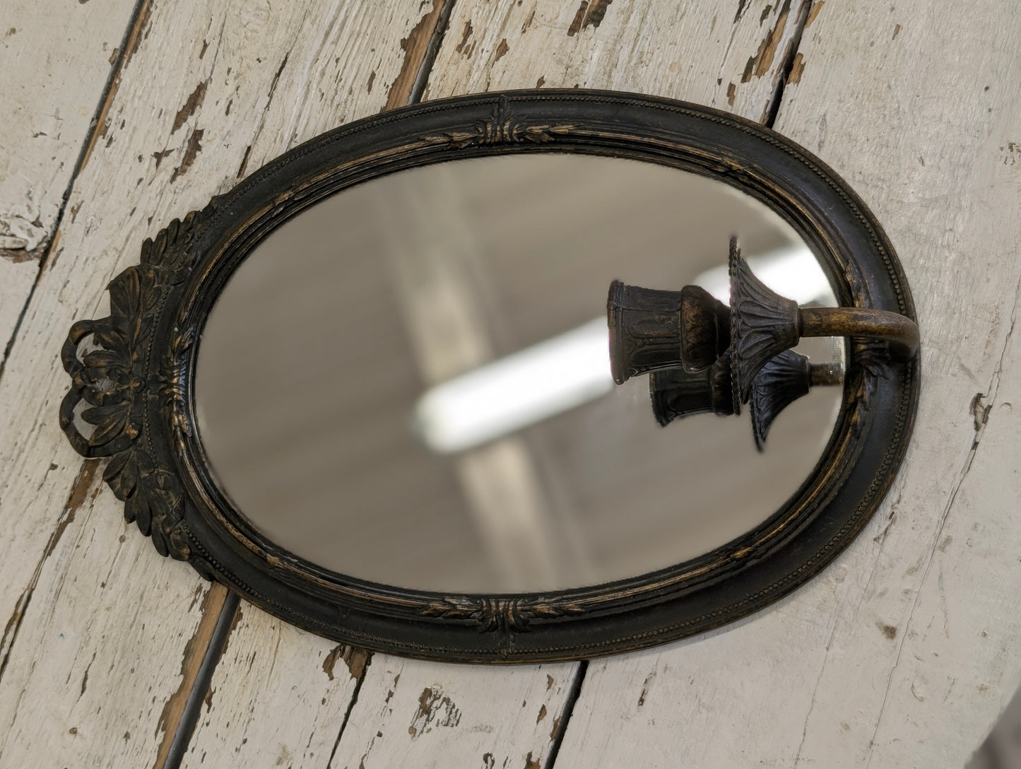 Mirror candle holder