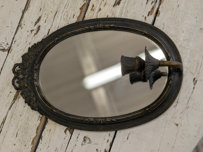Mirror candle holder
