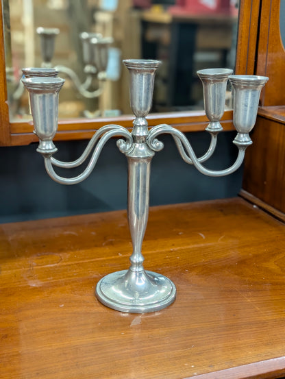 Silver candle stick