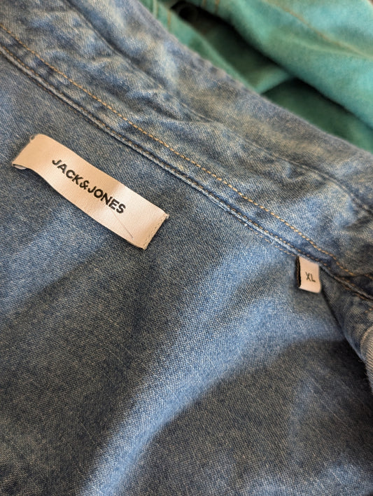 Jean button shirt