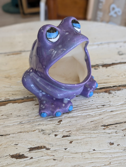 Purple kitchen frog