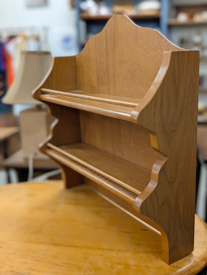 Wooden shelf