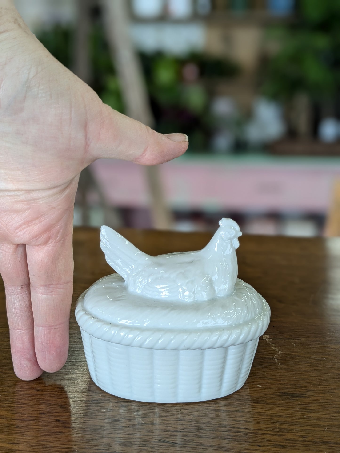 Chicken butter dish small