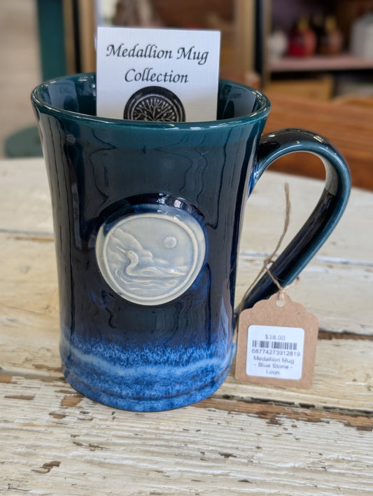 Medallion Mug - Blue Stone