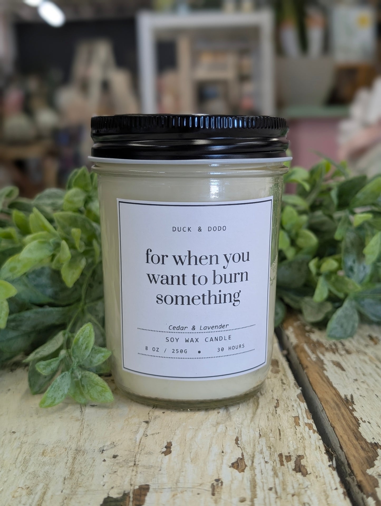 Burn something Candle