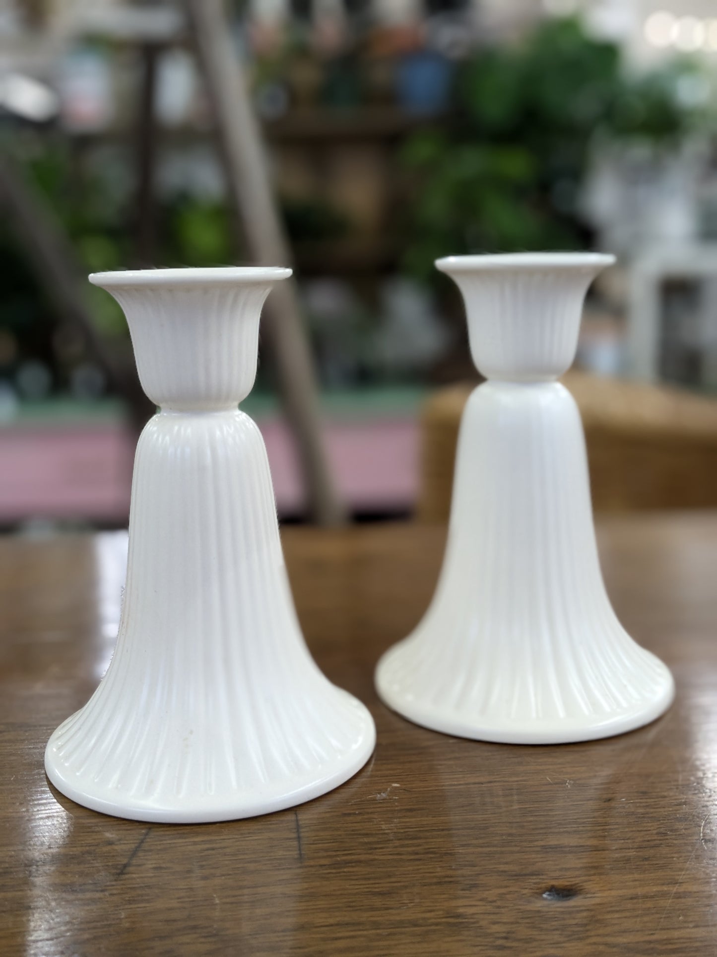 vintage Wedgewood Candlesticks