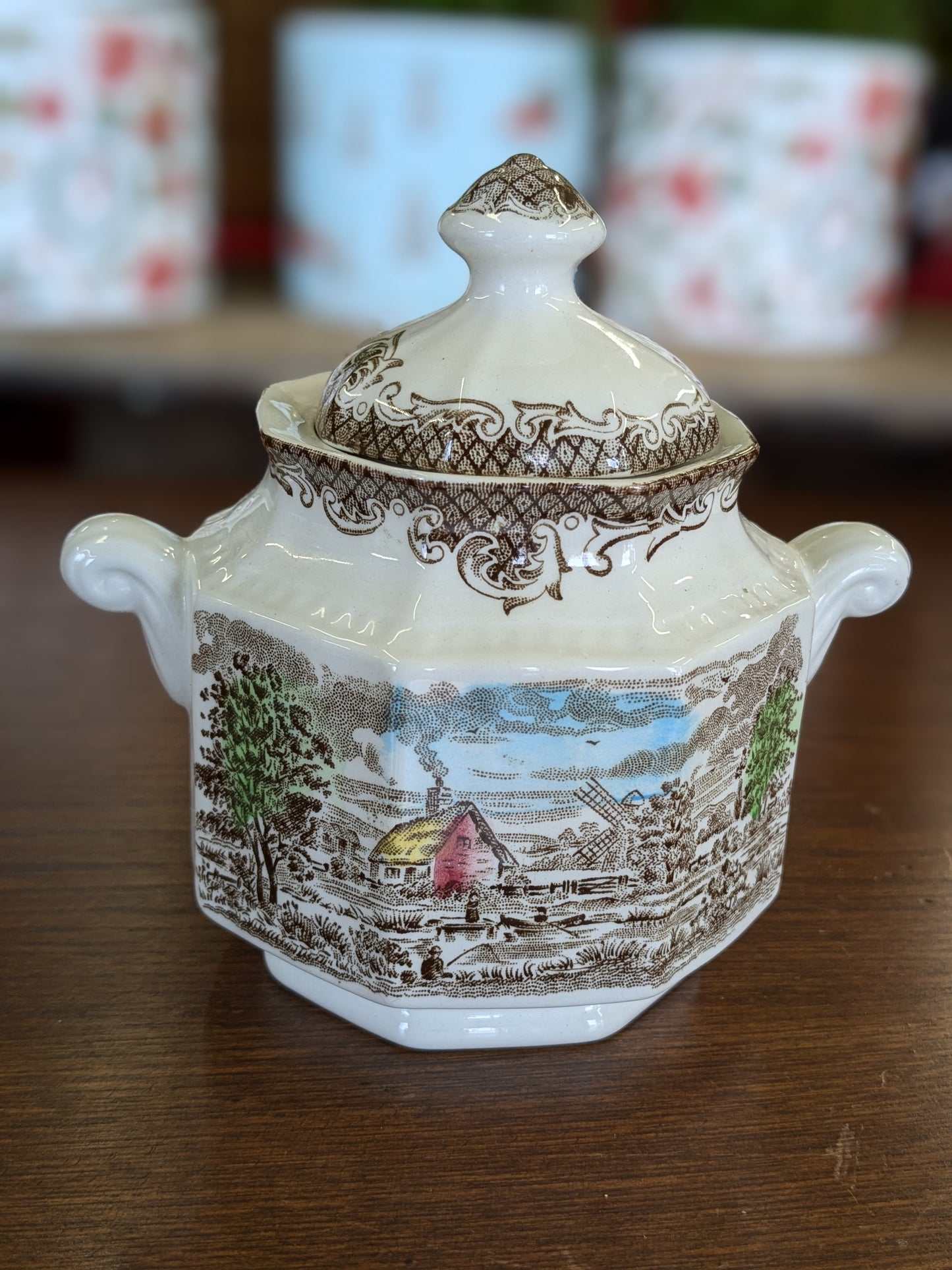 Shakespeare Sonnets sugar bowl