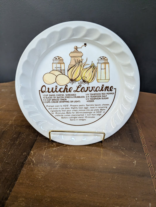 Quiche Lorraine Mini Pie Plate