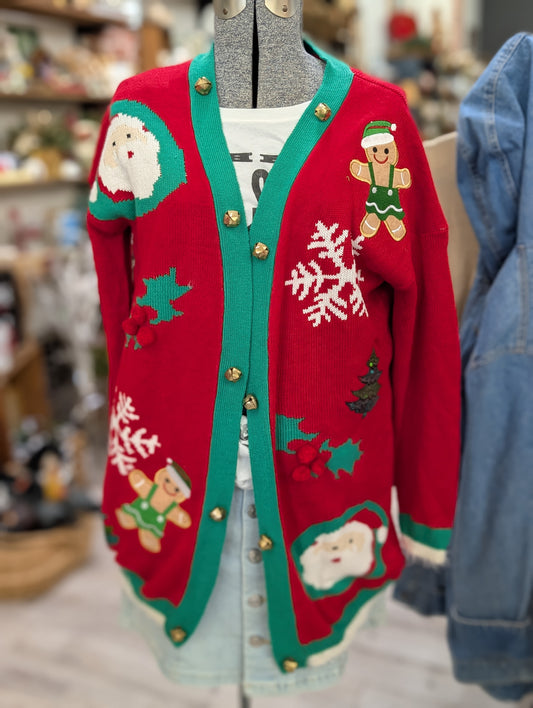 Festive cardigan large