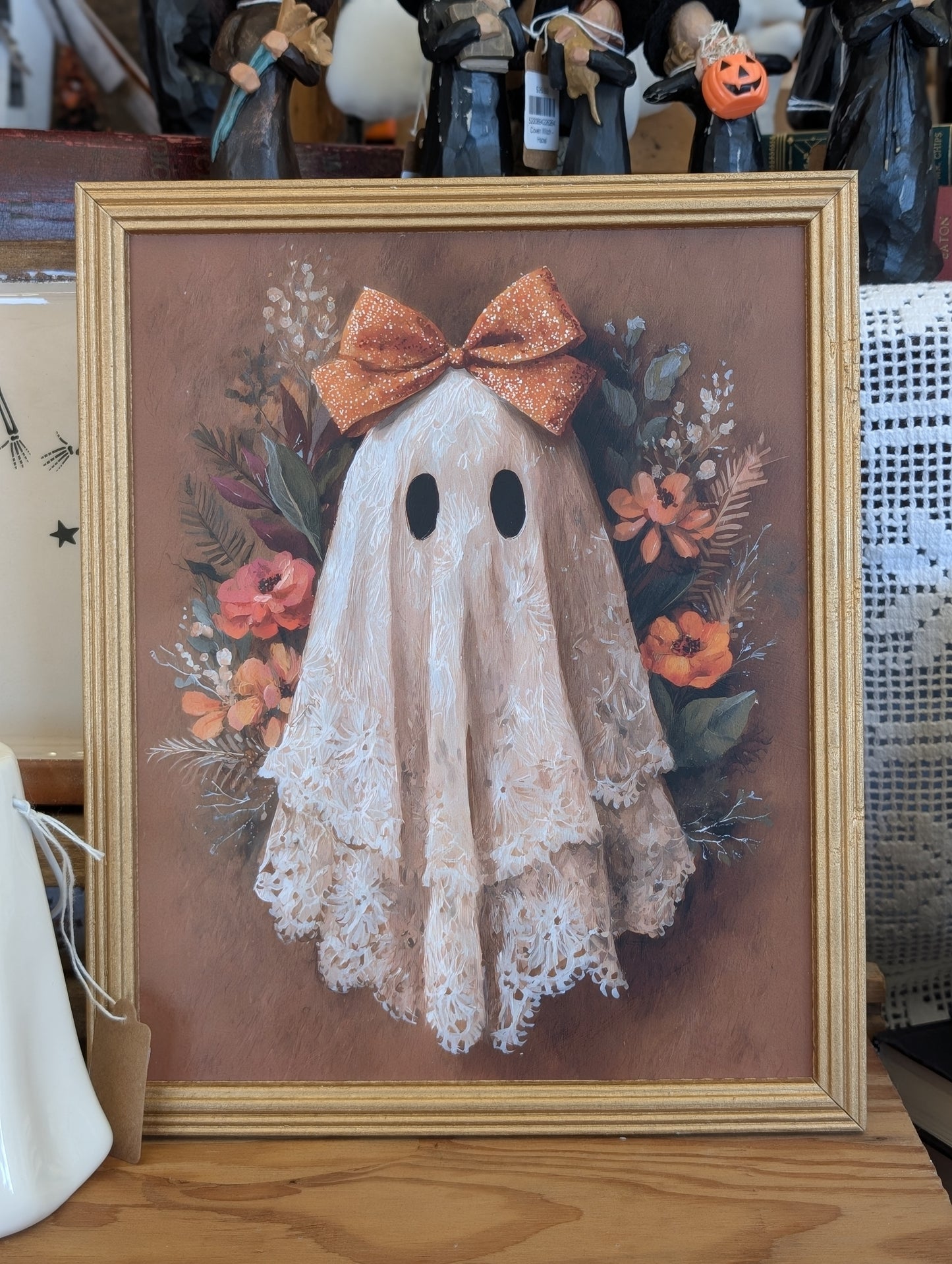 Lacey the ghost framed print