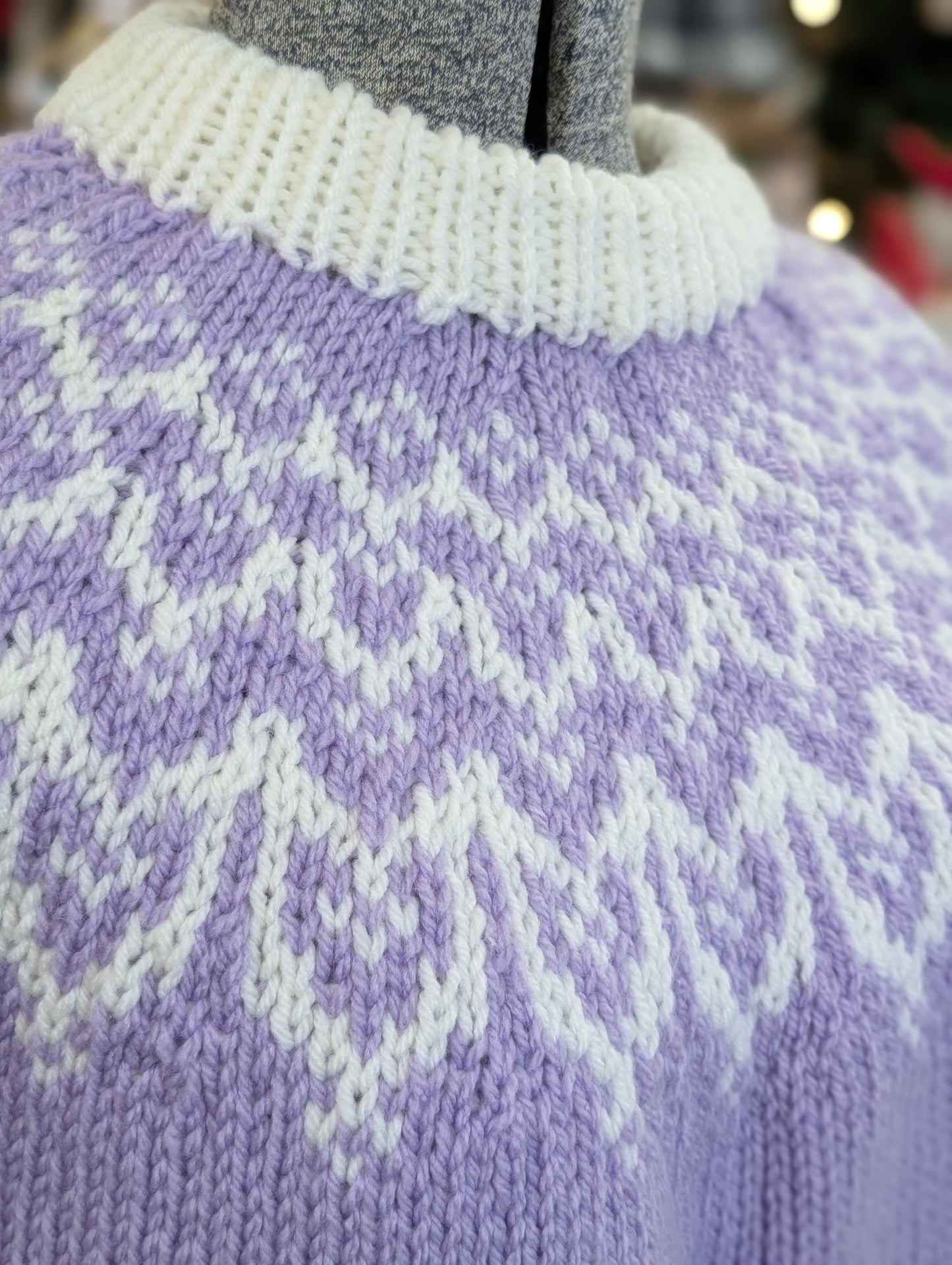 Purple ski sweater m/l