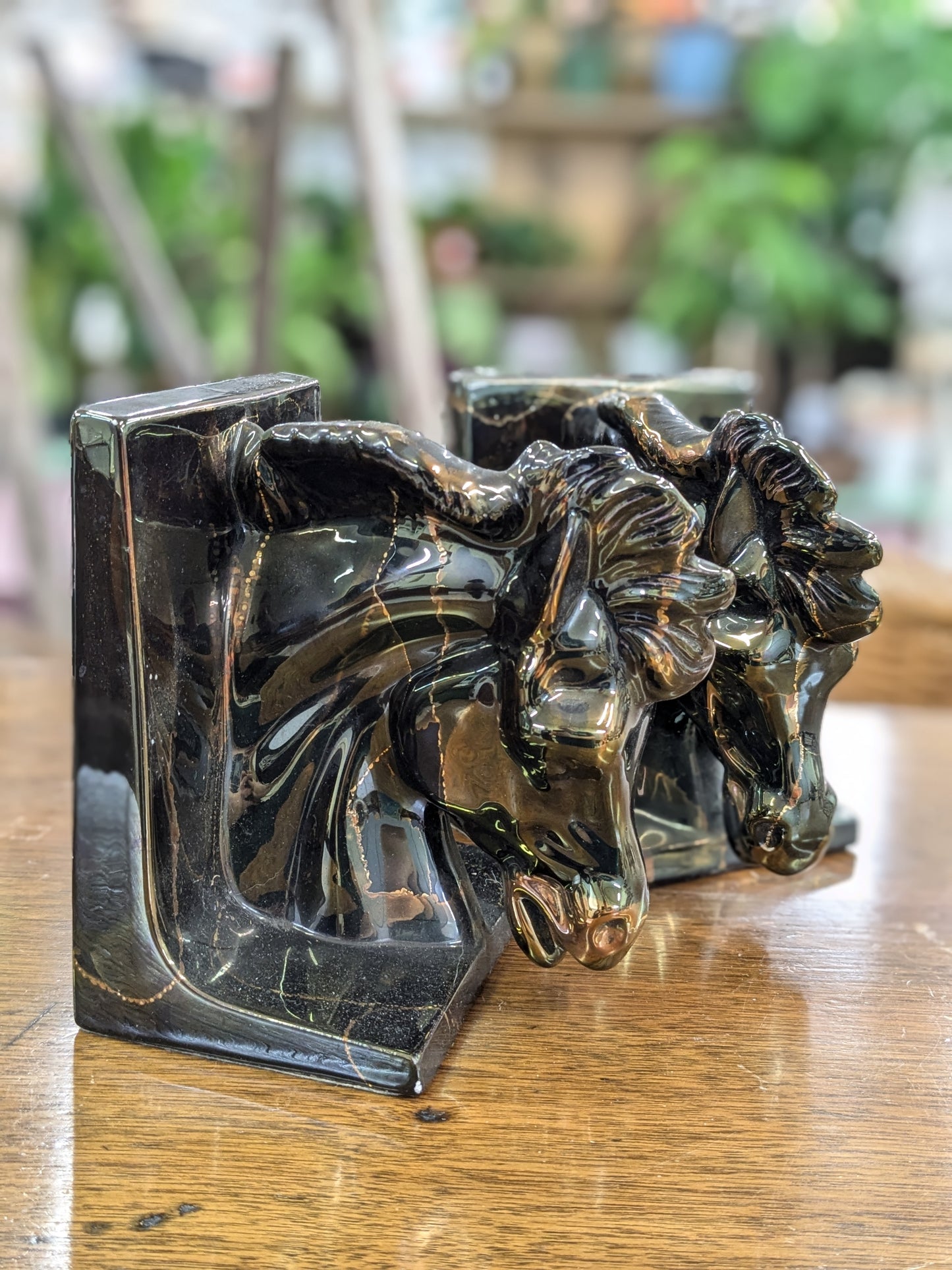 Horse bookends