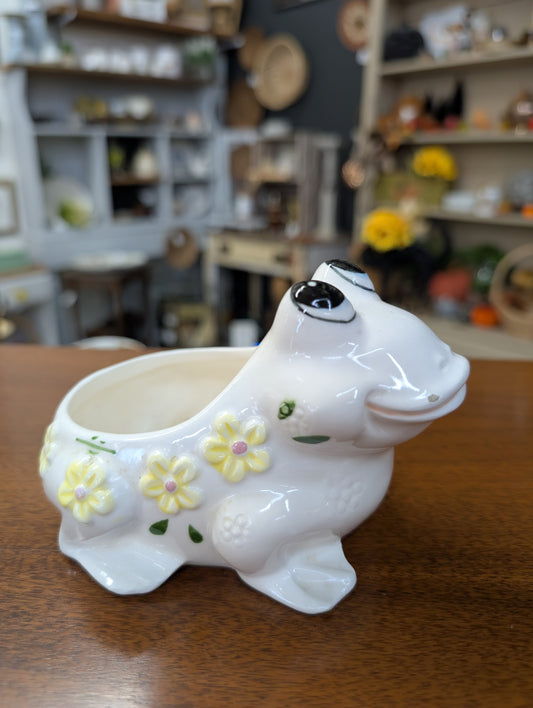 Frog planter
