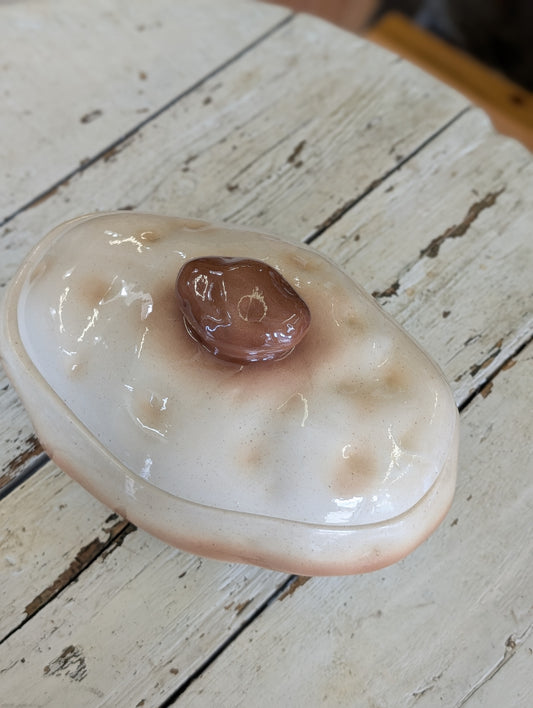 Ceramic potato dish