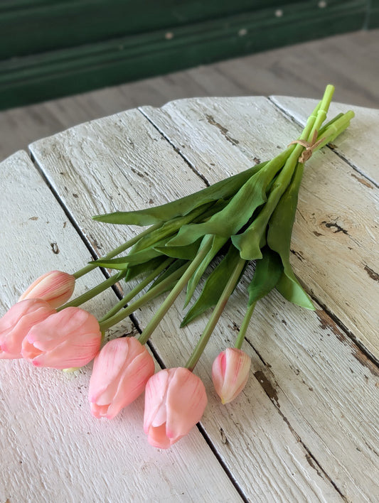 19" Fresh Touch Pink Tulips