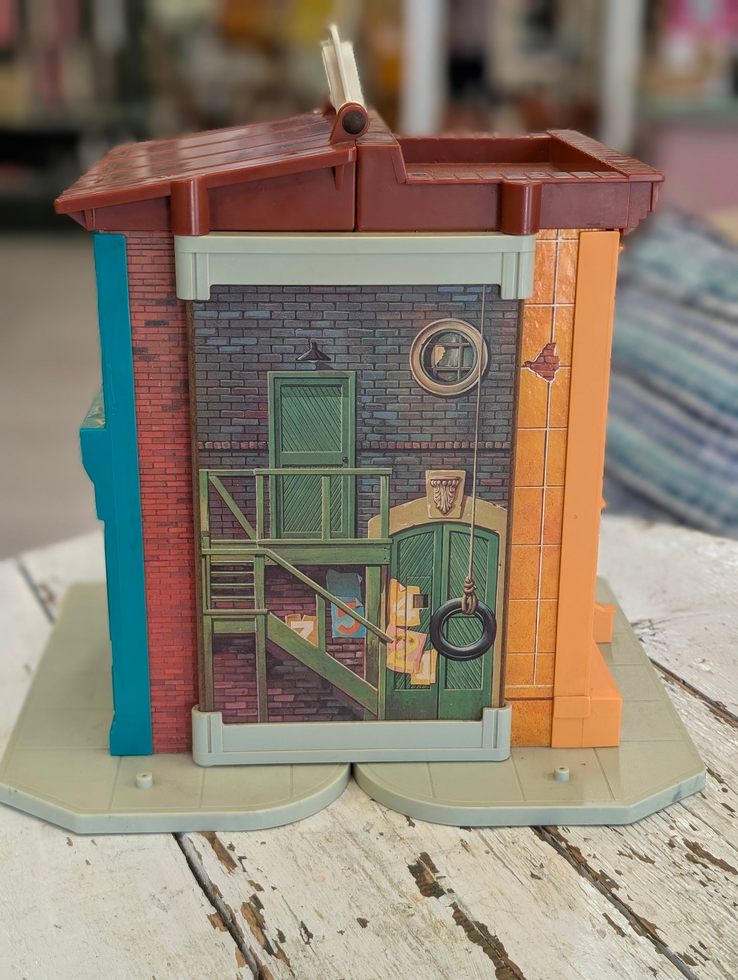 Vintage Fisher-Price Hooper's Store playset from Sesame Street