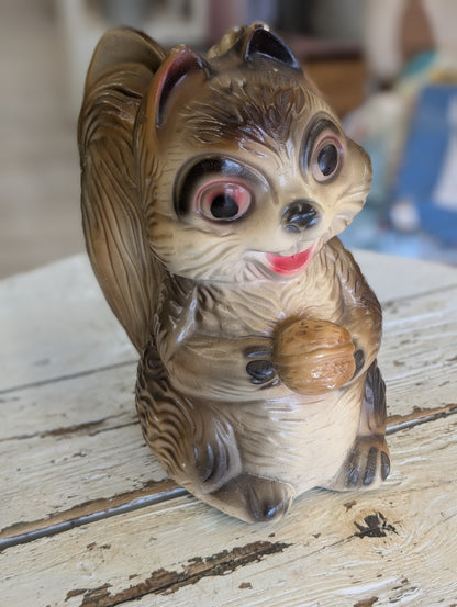 Squirrel piggy bank chalk