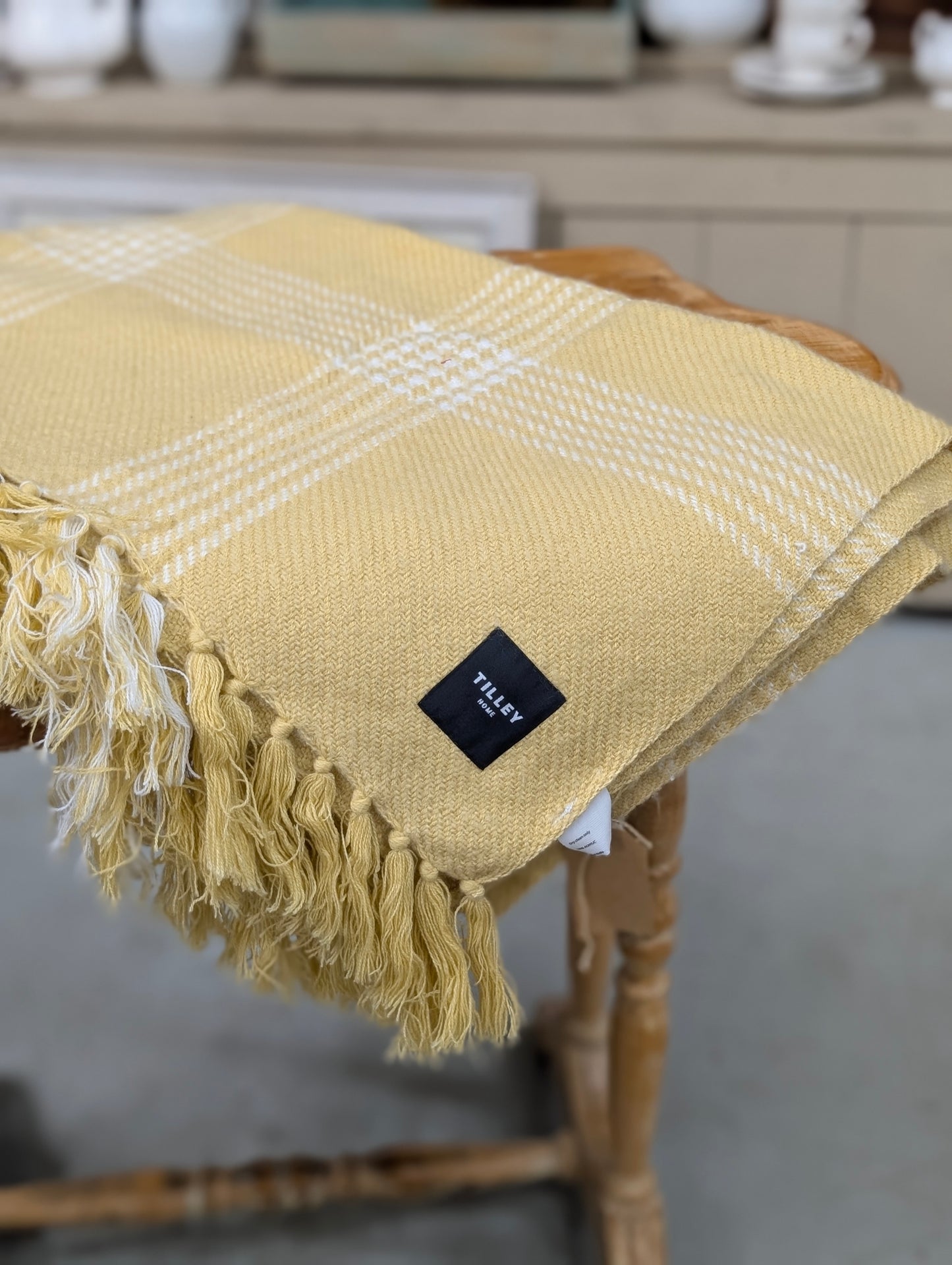 Yellow soft blanket
