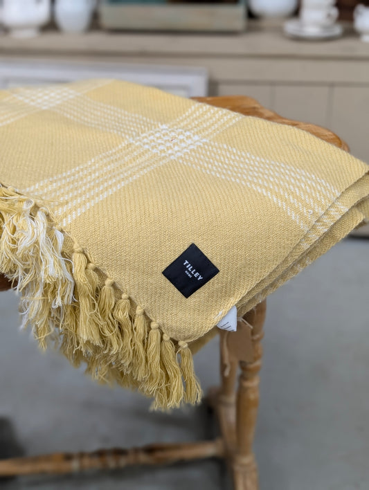 Yellow soft blanket