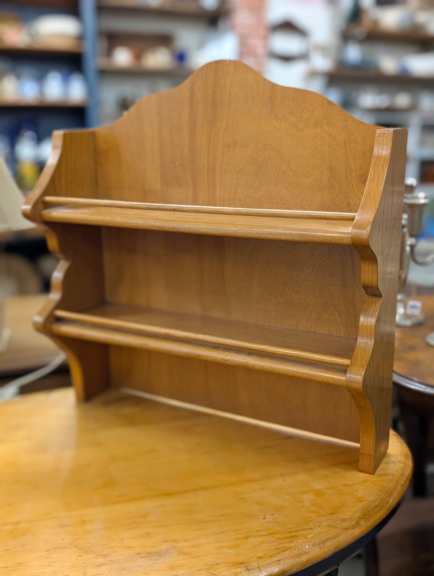 Wooden shelf