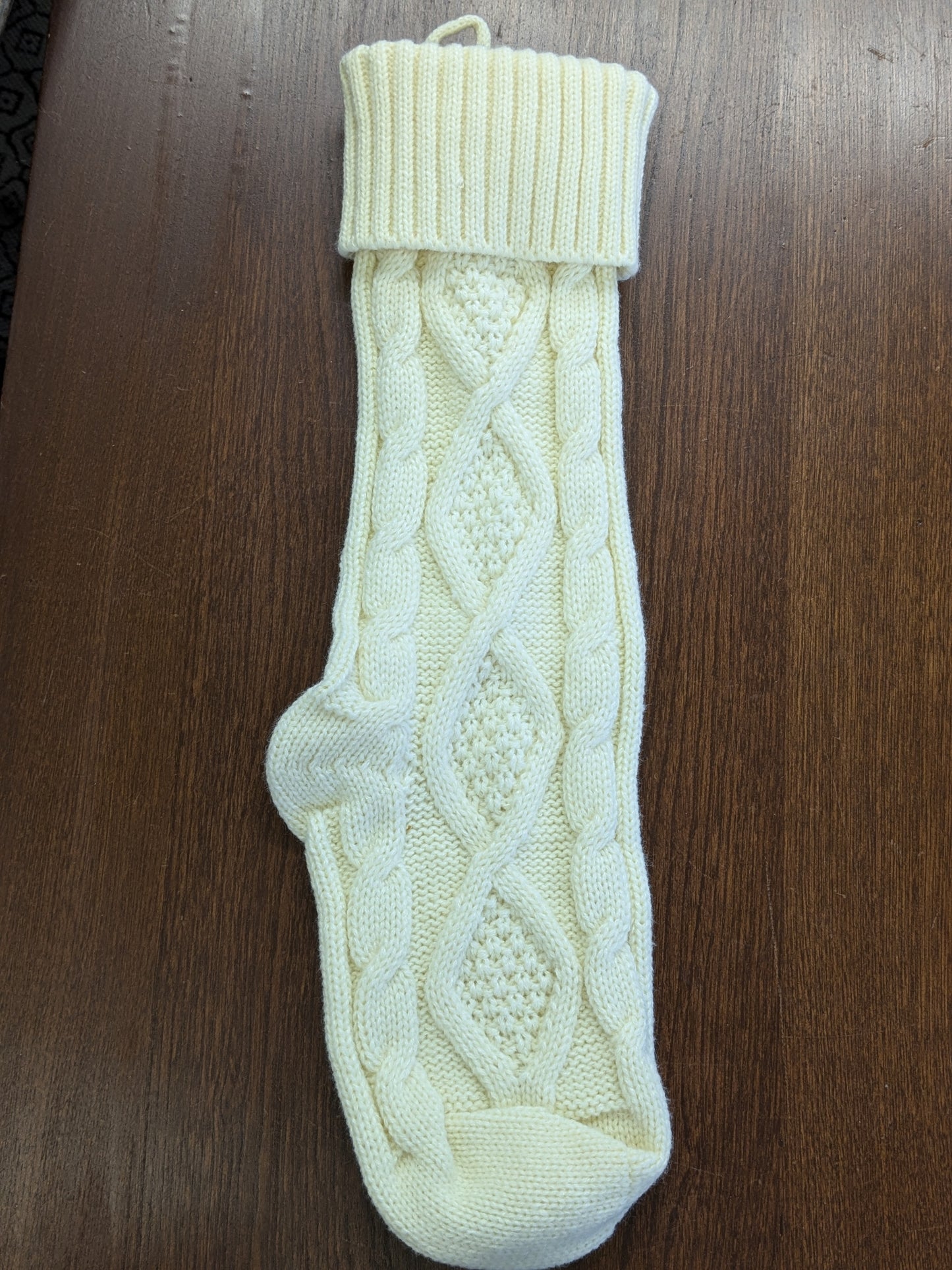 Knitted stocking