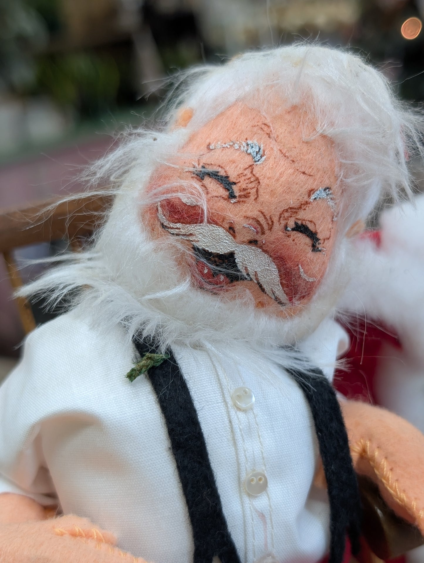 Annalee Santa with child