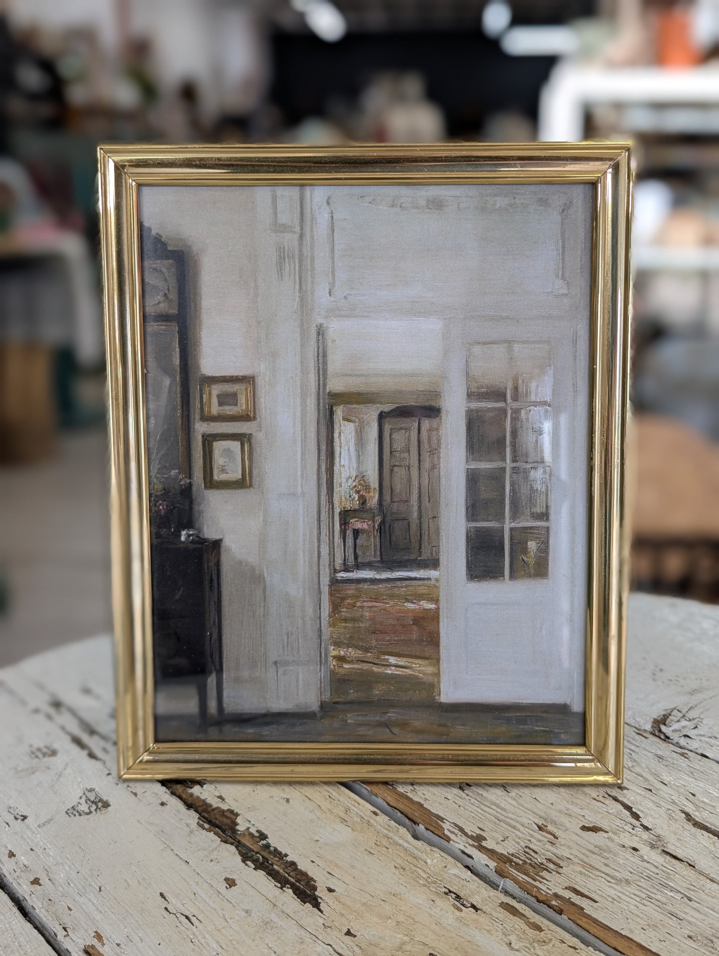 Hallway framed print