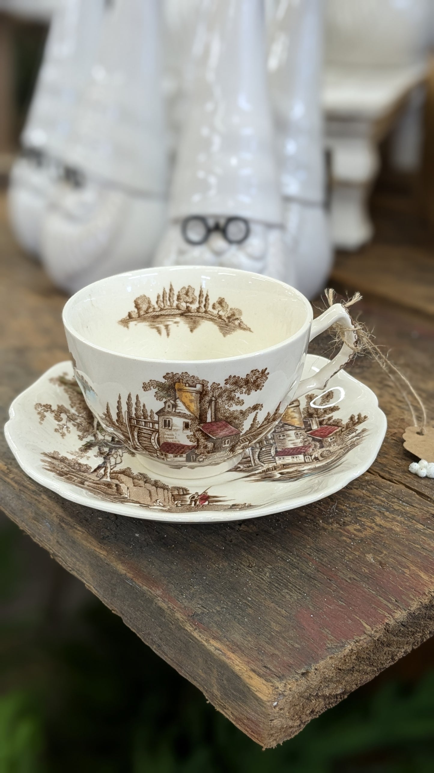 Old mill Johnson bros teacup