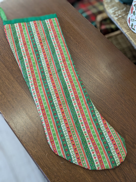 Vintage handmade stocking