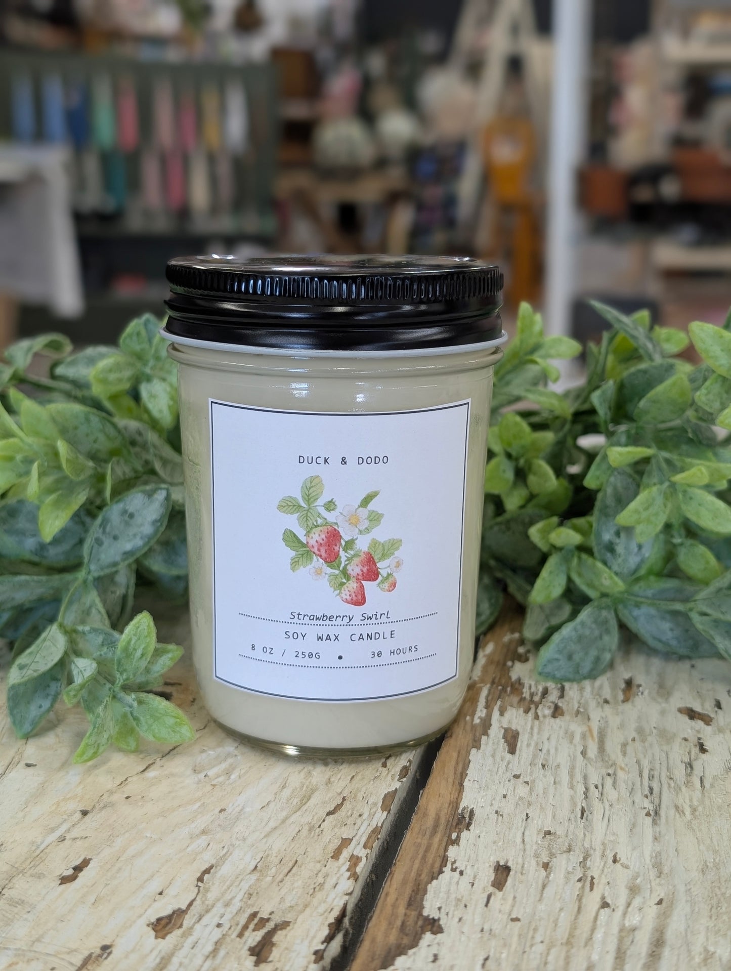 Strawberry Swirl Candle