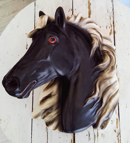 Large horse head wall mount