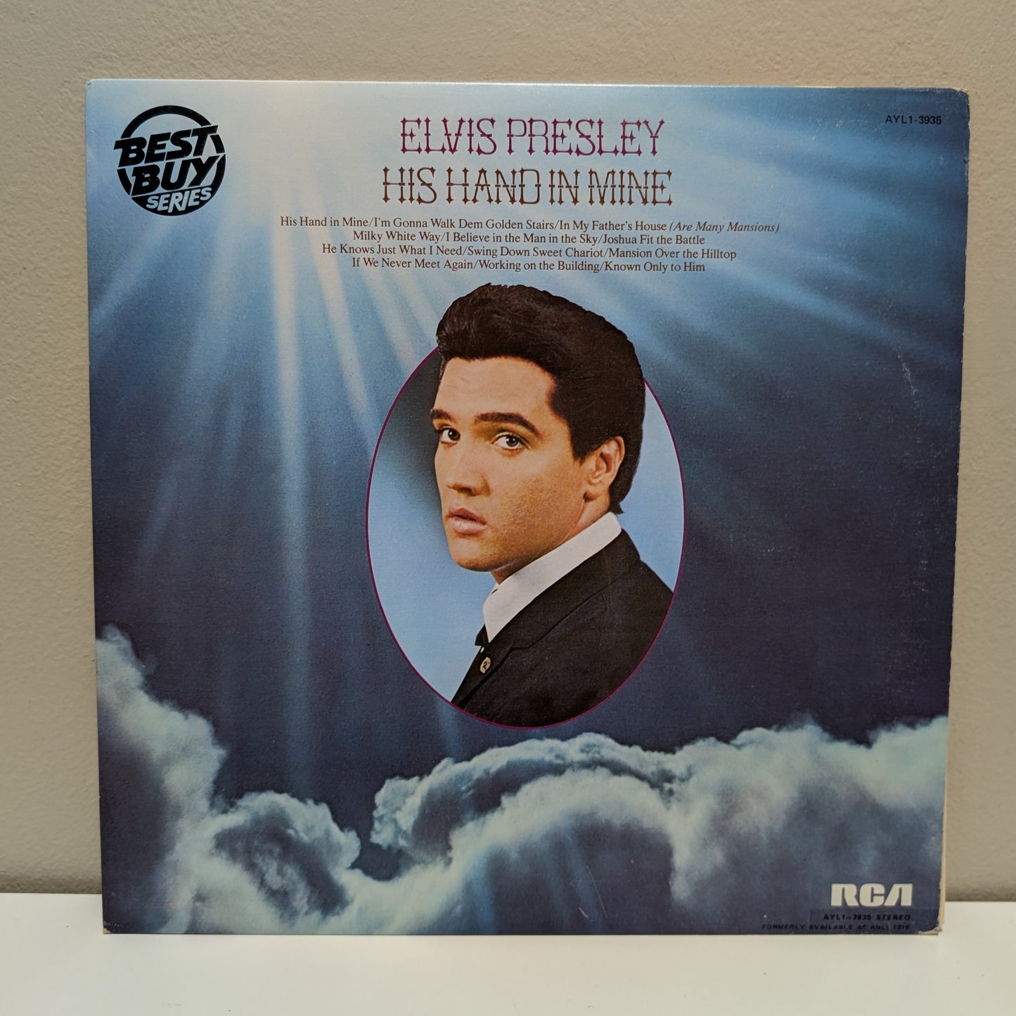 Elvis Presley His Hand In Mine (1970 Reissue) LP